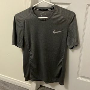 Nike Running Short Sleeve Dri Fit Gray shirt